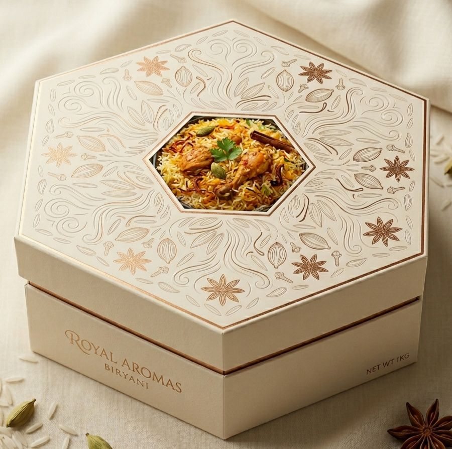 Biriyani takeaway box