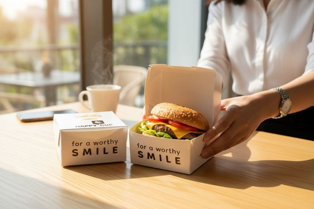 Custom burger box