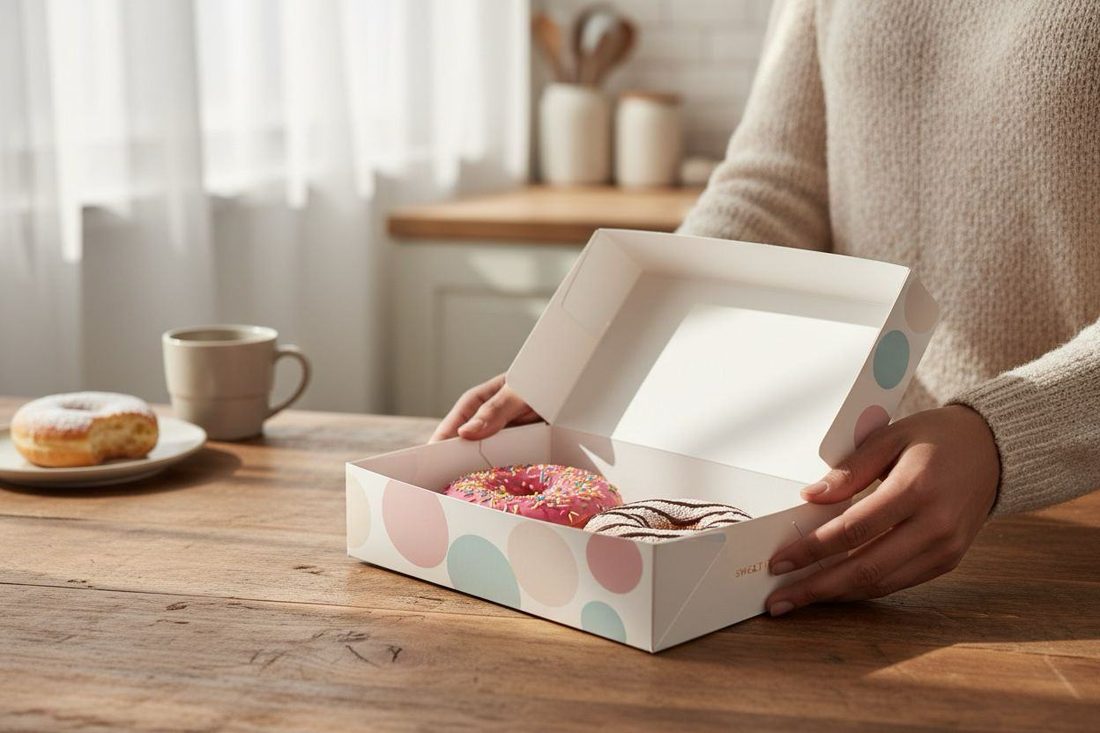 Donut box packaging